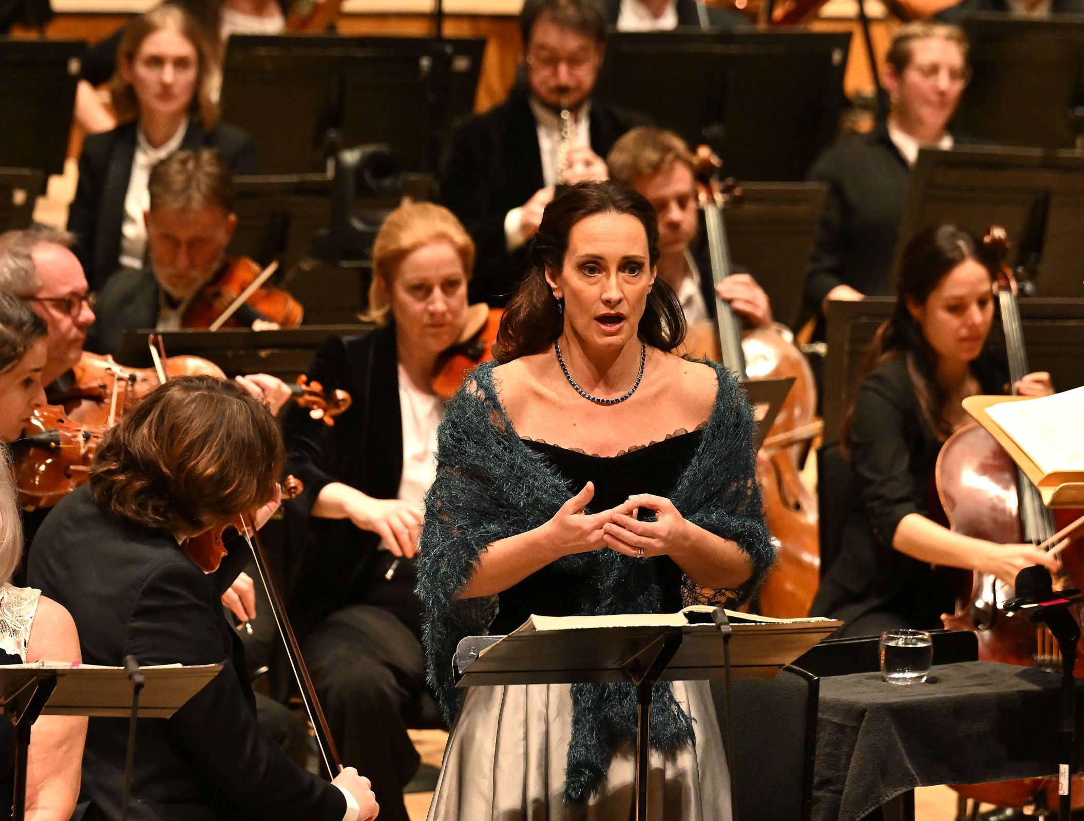 Agneta Eichenholz and the London Symphony Orchestra © LSO | Mark Allan