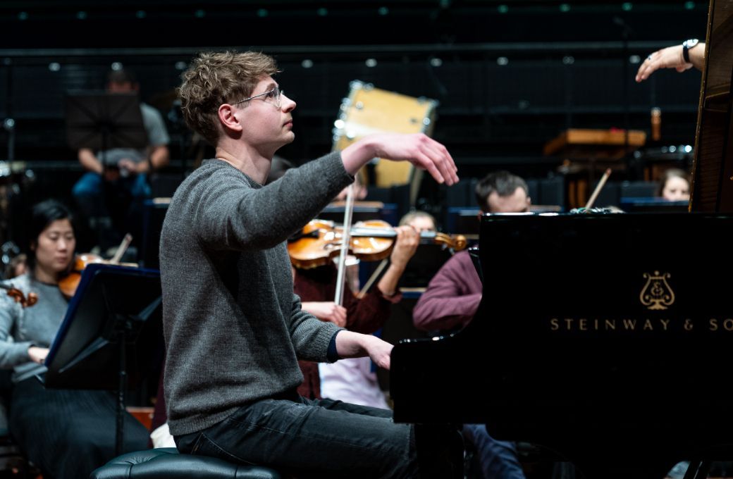 Pavel Kolesnikov in rehearsal with the Bournemouth Symphony Orchestra © Bournemouth Symphony Orchestra