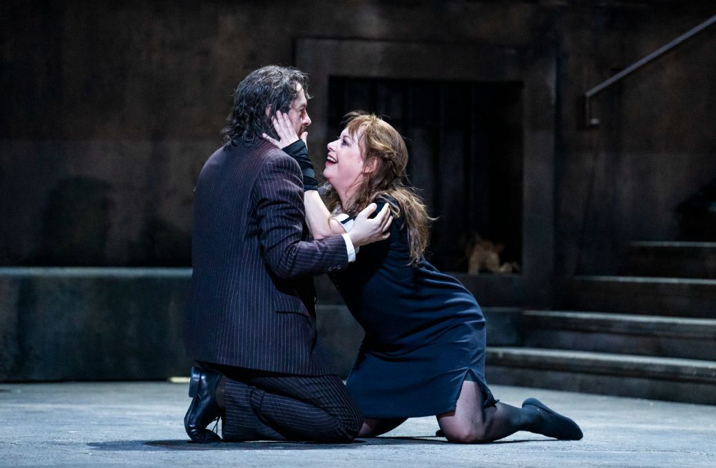 Łukasz Goliński (Orest), Nina Stemme (Elektra) &copy; ROH | Tristram Kenton