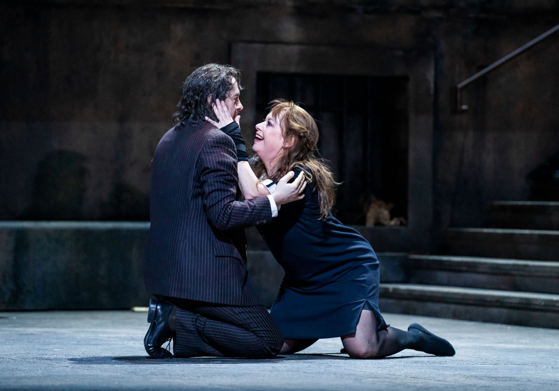 Łukasz Goliński (Orest), Nina Stemme (Elektra) &copy; ROH | Tristram Kenton
