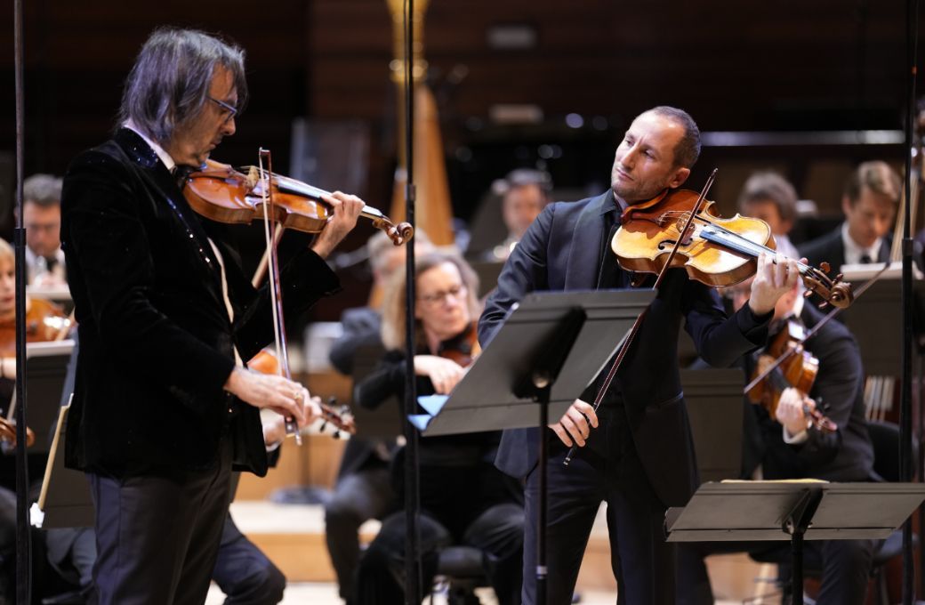 Leonidas Kavakos et Antoine Tamestit à Radio France © Christophe Abramowitz / Radio France