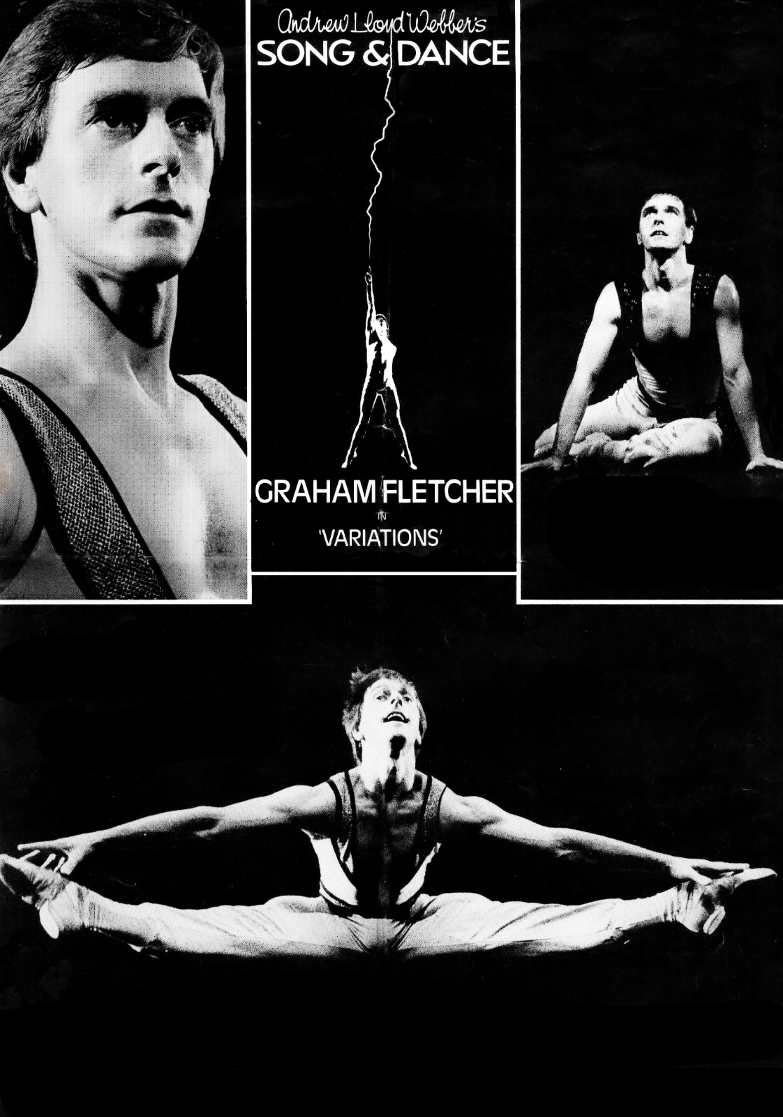 Graham Fletcher in Variations from <i>Song and Dance</i> © Michael Le Poer Trench from Graham Fletcher's own collection