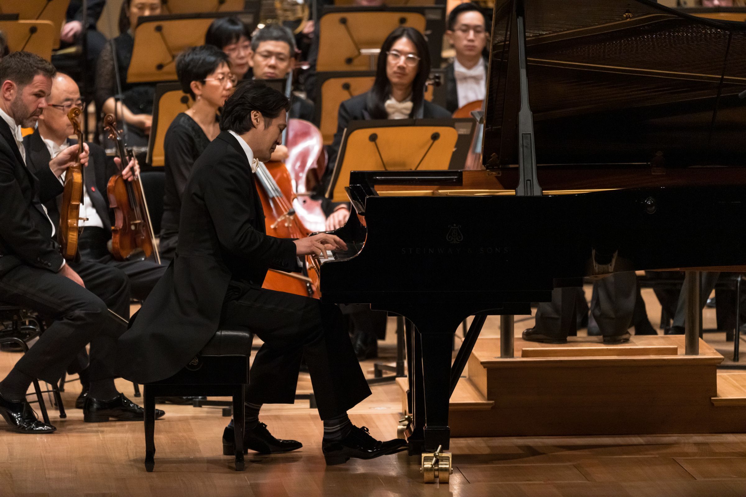 Jae-Hyuck Cho and the Singapore Symphony Orchestra &copy; Aloysius Lim | Singapore Symphony Orchestra
