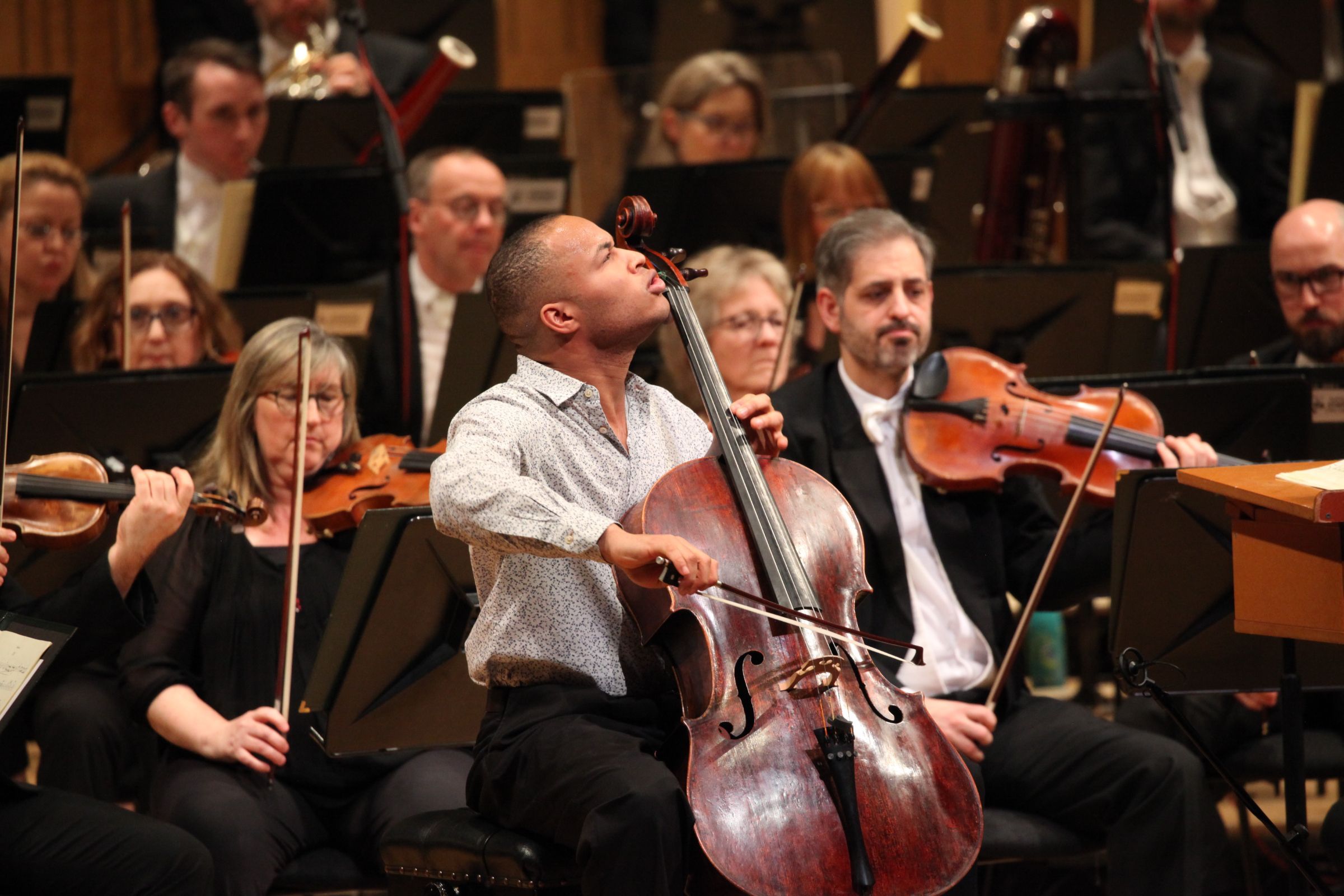Sheku Kanneh-Mason and the National Symphony Orchestra &copy; Aisling McCarthy