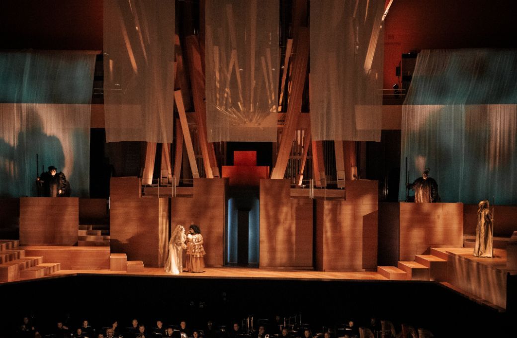<i>Das Rheingold</i> in Disney Hall © Timothy Norris, courtesy of the Los Angeles Philharmonic Association
