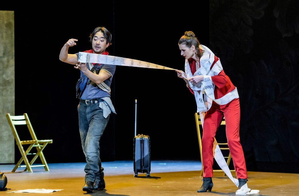 Wonyong Kang (Leporello) und Corinna Scheurle (Donna Elvira) © Bettina Stöß