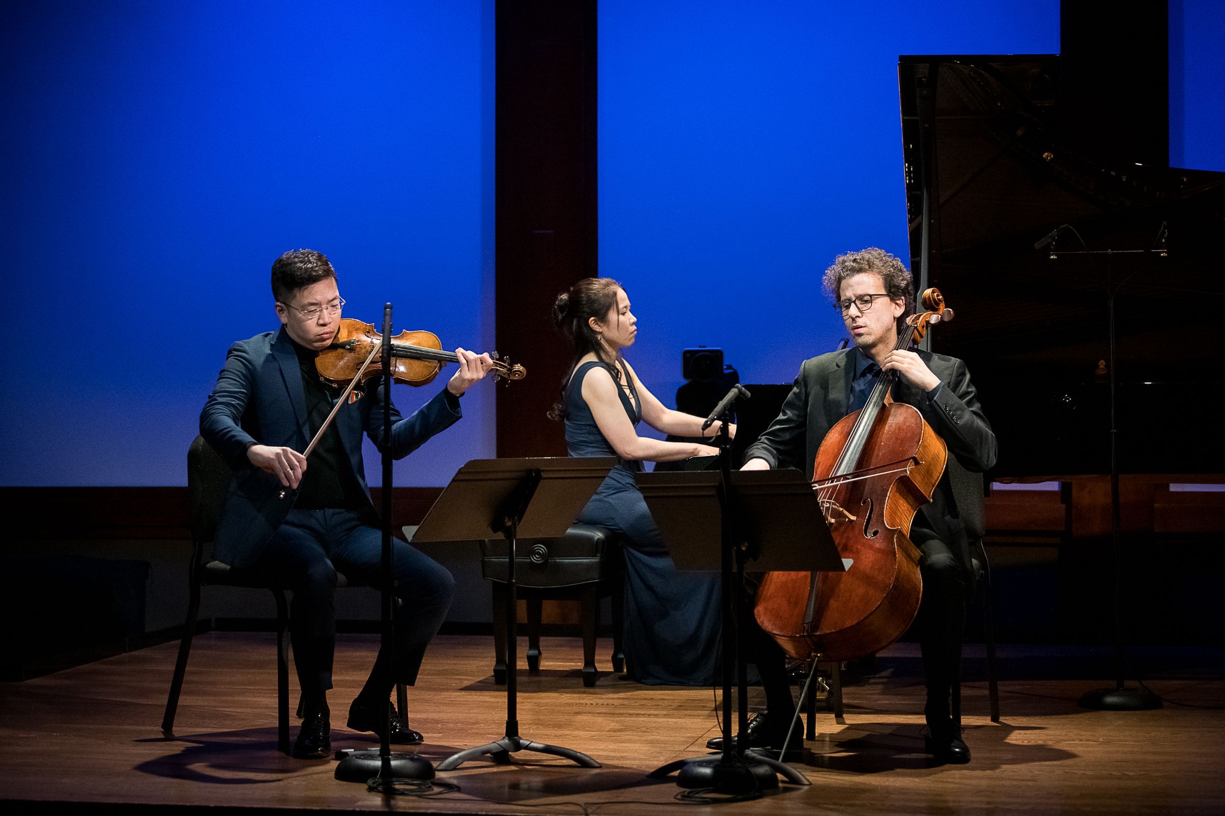 Paul Huang, Mika Sasaki and Nicholas Canellakis &copy; Cherylynn Tsushima