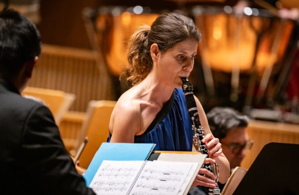 Boglárka Pecze and the DSO Berlin &copy; rbb | Claudius Pflug