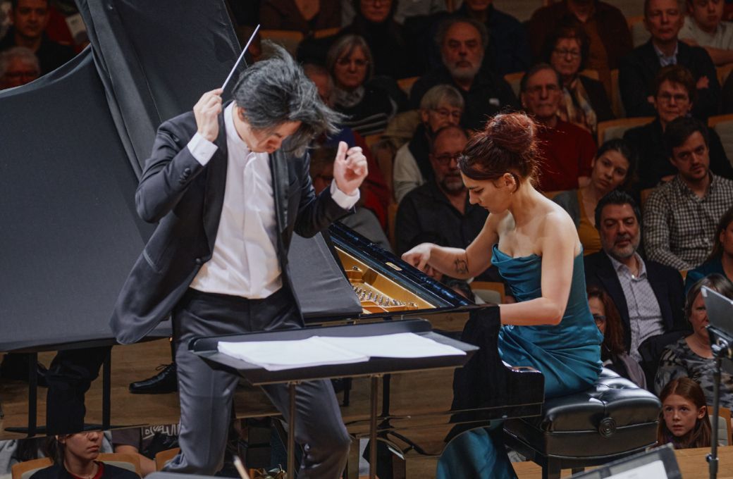 Kensho Watanabe and Élisabeth Pion &copy; François Goupil | Orchestre Métropolitain
