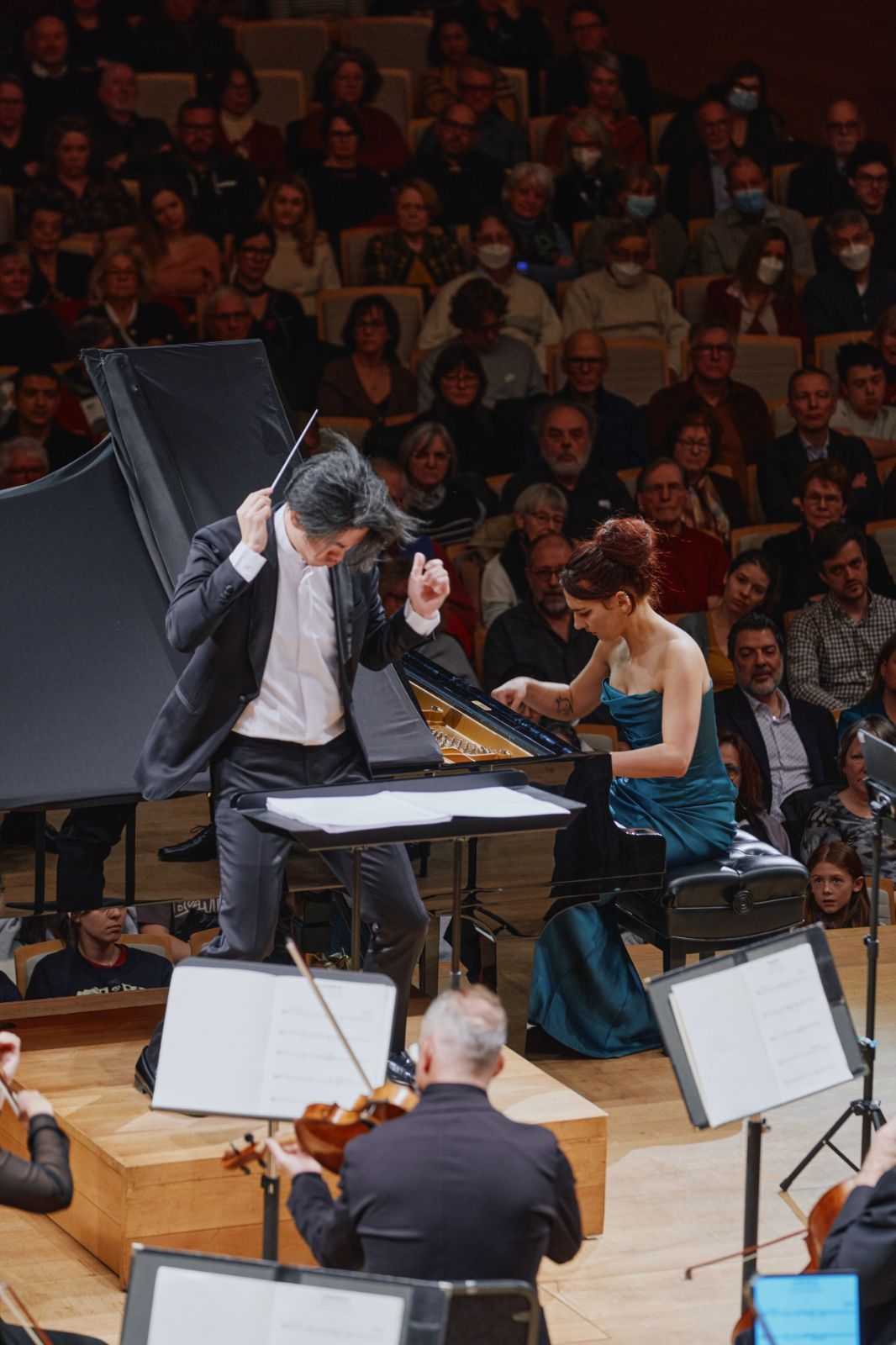 Kensho Watanabe and Élisabeth Pion &copy; François Goupil | Orchestre Métropolitain