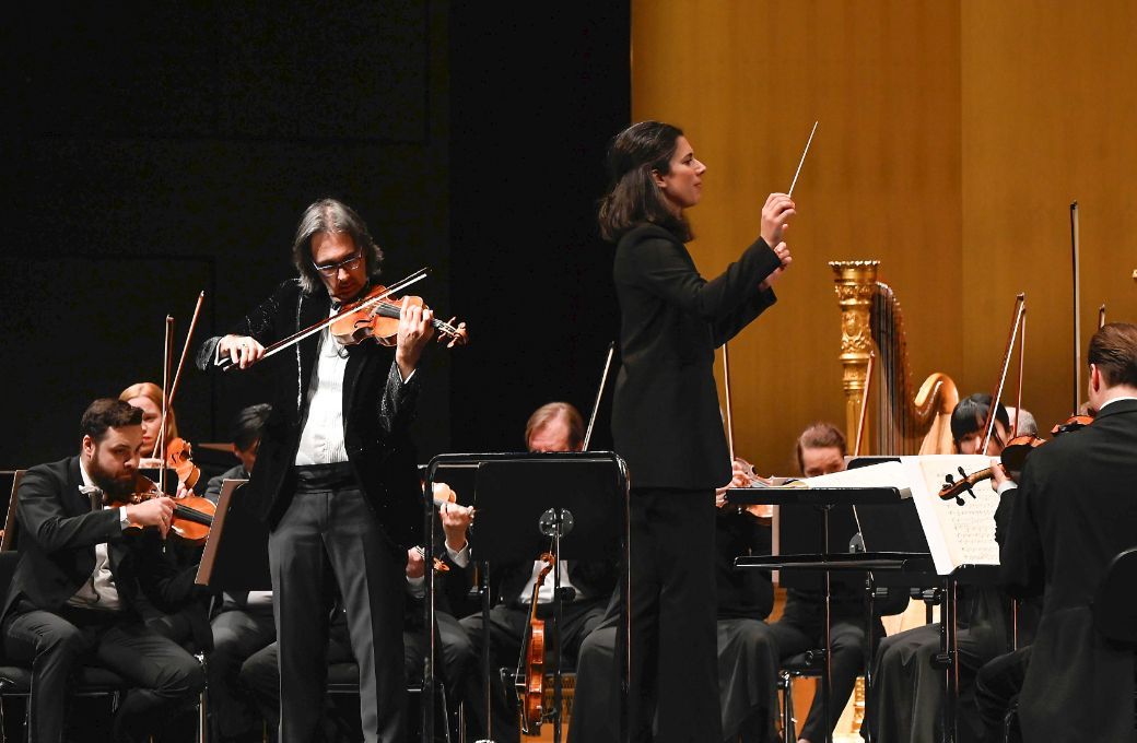 Leonidas Kavakos und Marie Jacquot mit den Wiener Symphonikern © Andrea Kremper