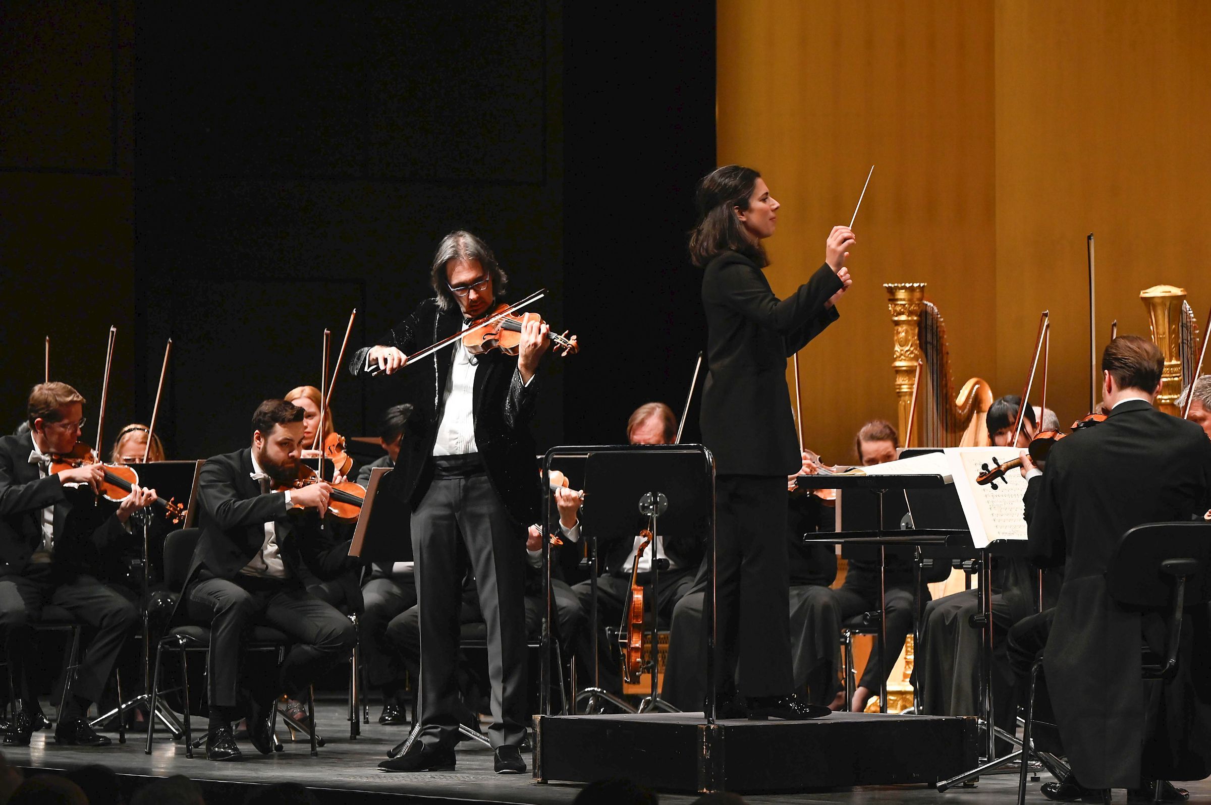 Leonidas Kavakos und Marie Jacquot mit den Wiener Symphonikern &copy; Andrea Kremper