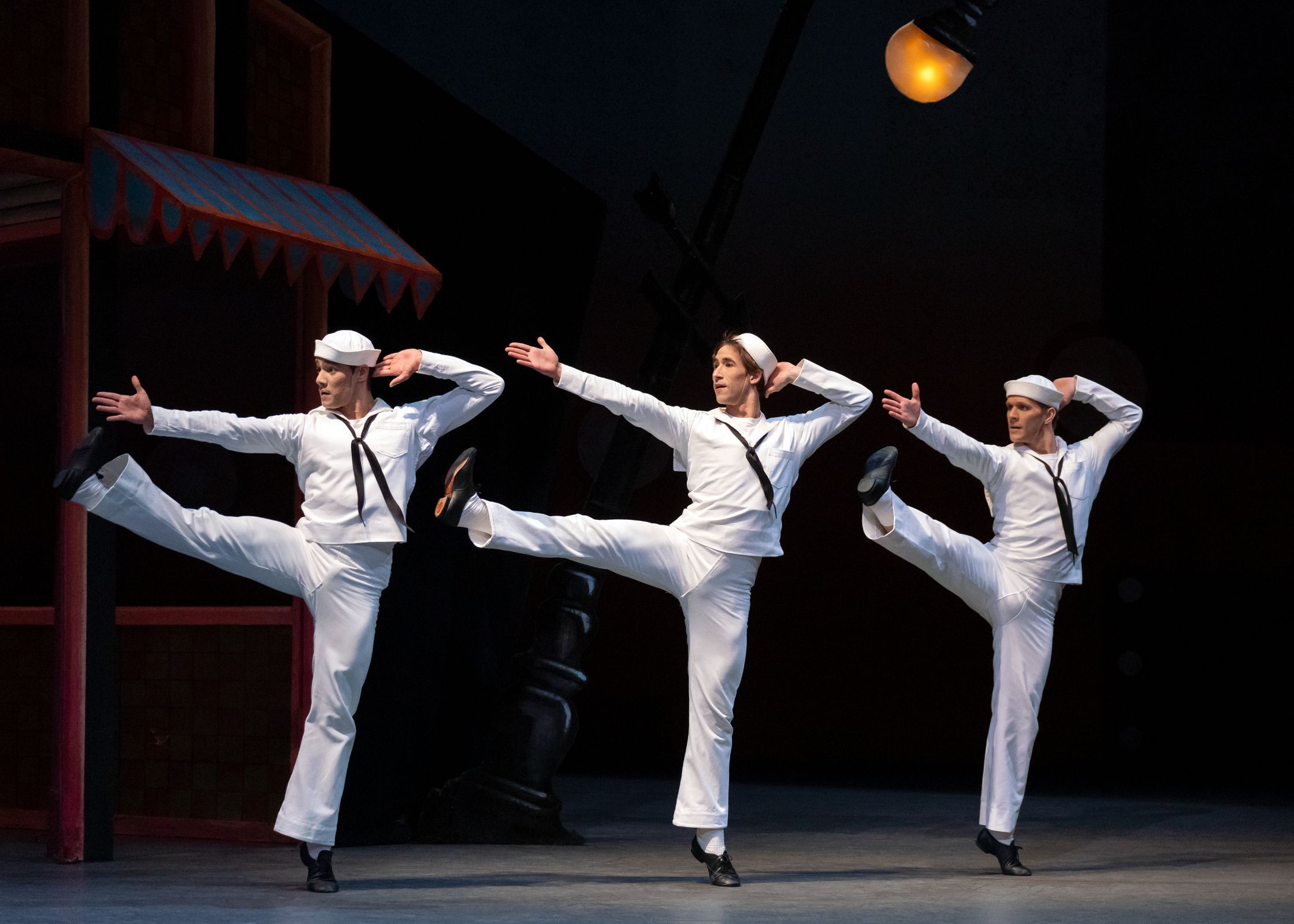 Jovani Furlan, Joseph Gordon and Daniel Ulbricht in Jerome Robbins’ <i>Fancy Free</i> &copy; Erin Baiano