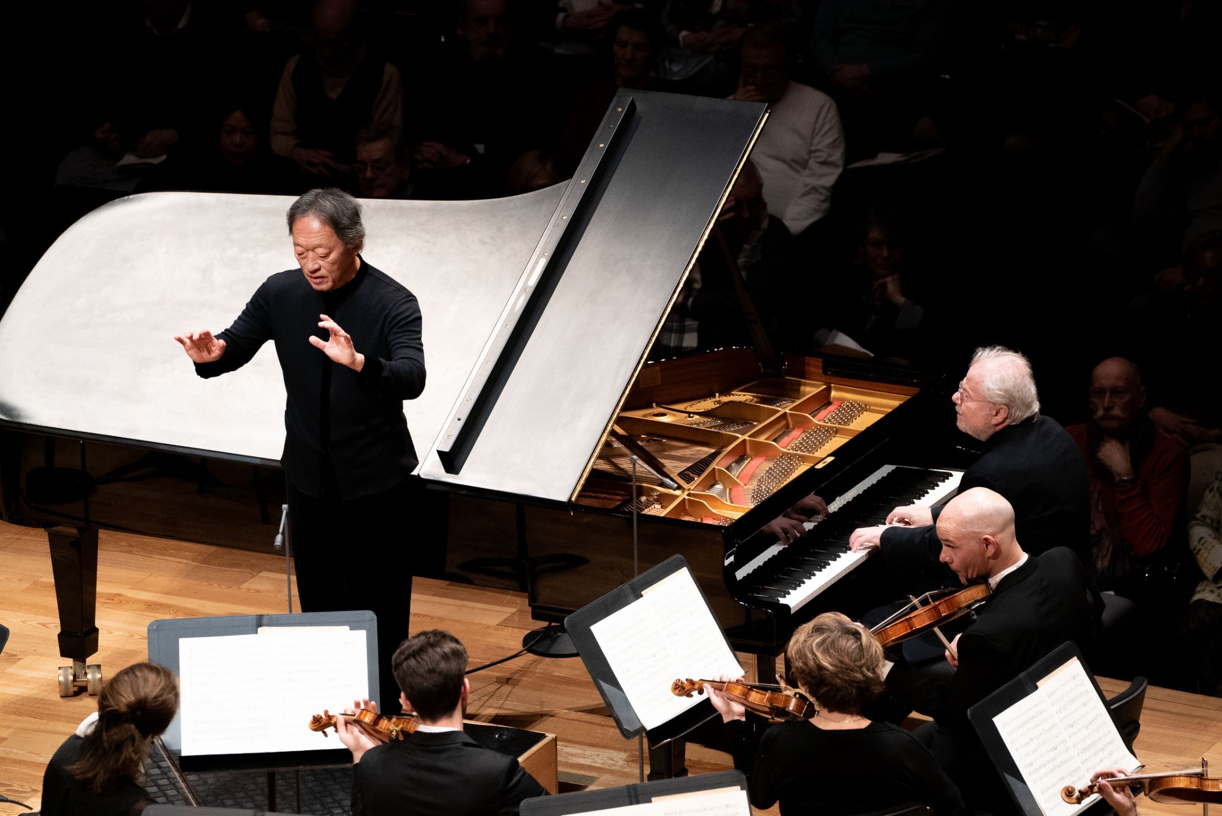 Myung-whun Chung, Emanuel Ax et l'Orchestre royal du Concertgebouw © Charles d'Hérouville / Philharmonie de Paris