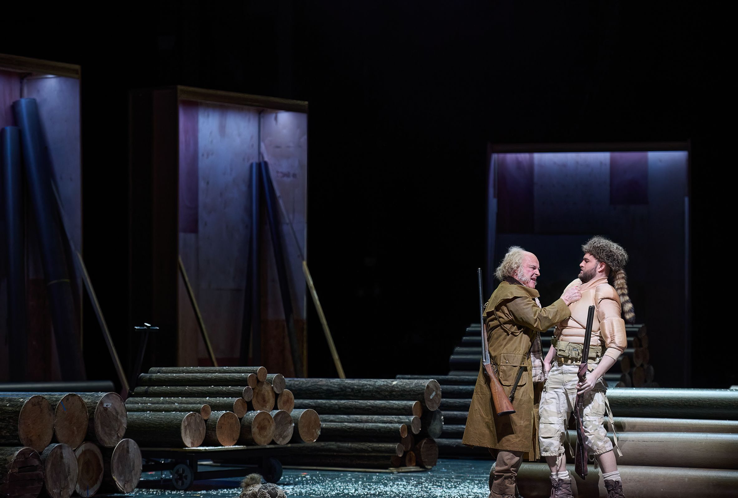 Christopher Purves (Forester) and Alex Halliday (Harašta) &copy; Michael Cooper