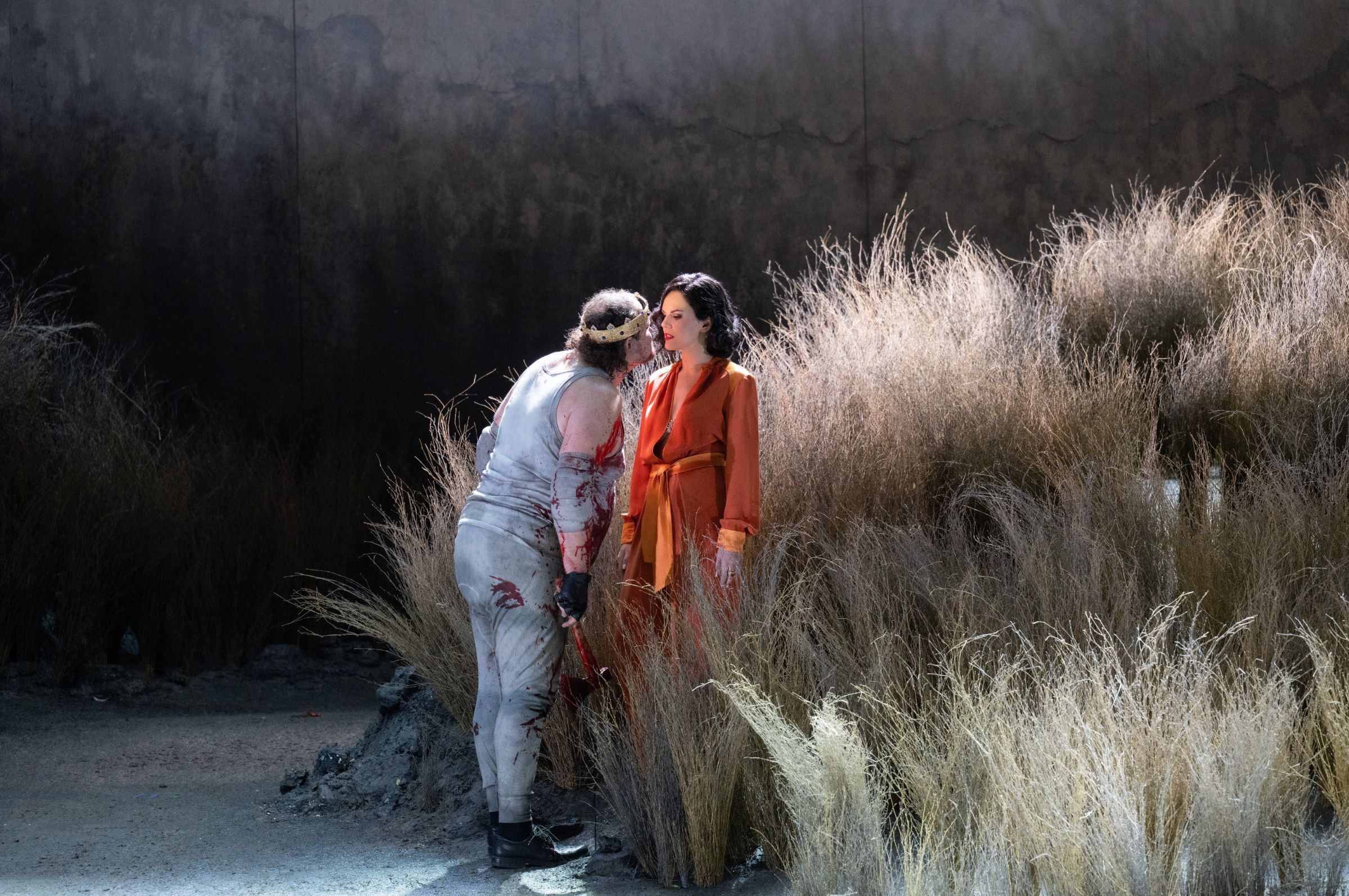 Dmitry Ulyanov (König Dodon) und Kseniia Proshina (Königin von Schemacha) &copy; Monika Rittershaus