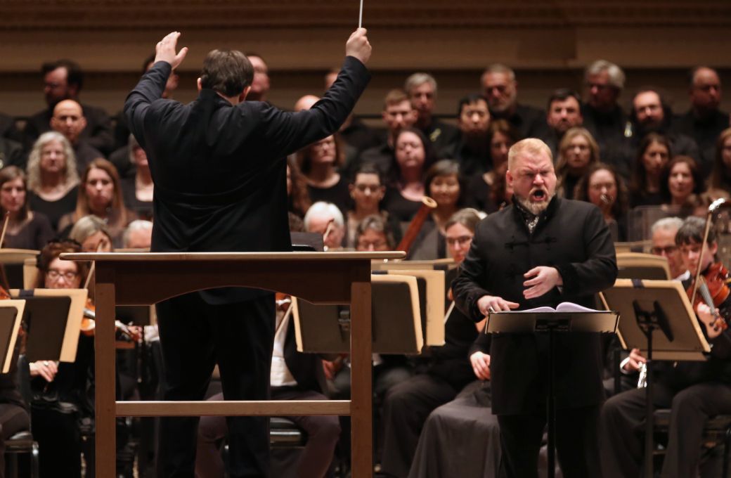 Andris Nelsons, Brenden Gunnell and the Boston Symphony &copy; Steve J Sherman