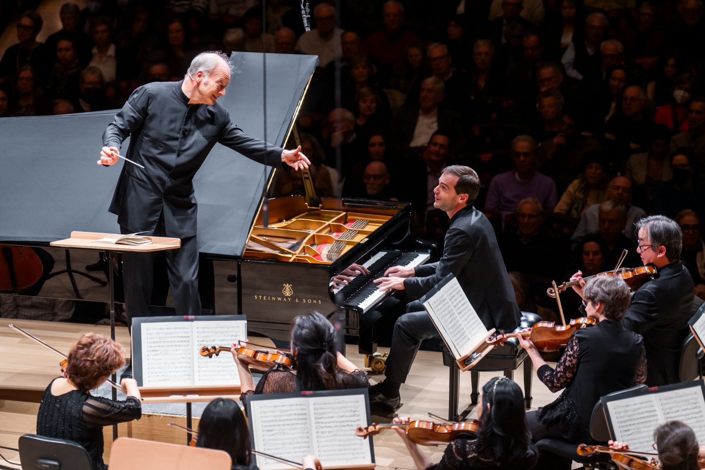 Gianandrea Noseda, Francesco Piemontesi and the New York Philharmonic &copy; Chris Lee