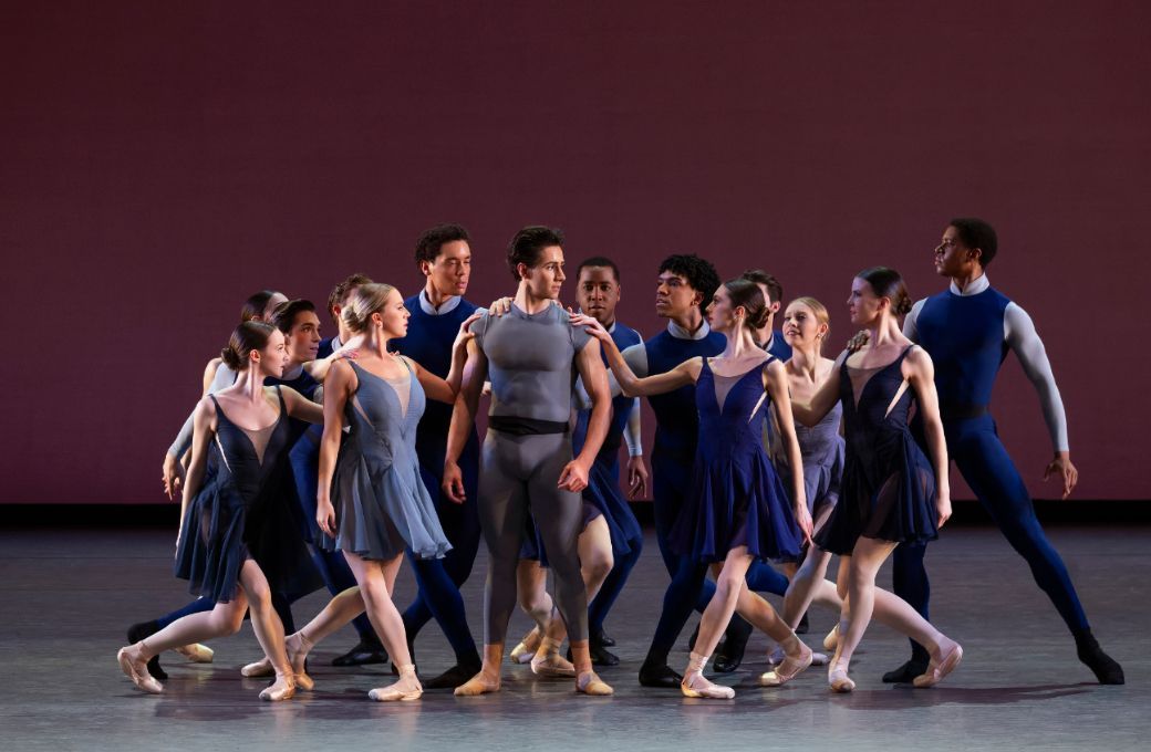 New York City Ballet in Tiler Peck's <i>Concerto for Two Pianos</i> &copy; Erin Baiano