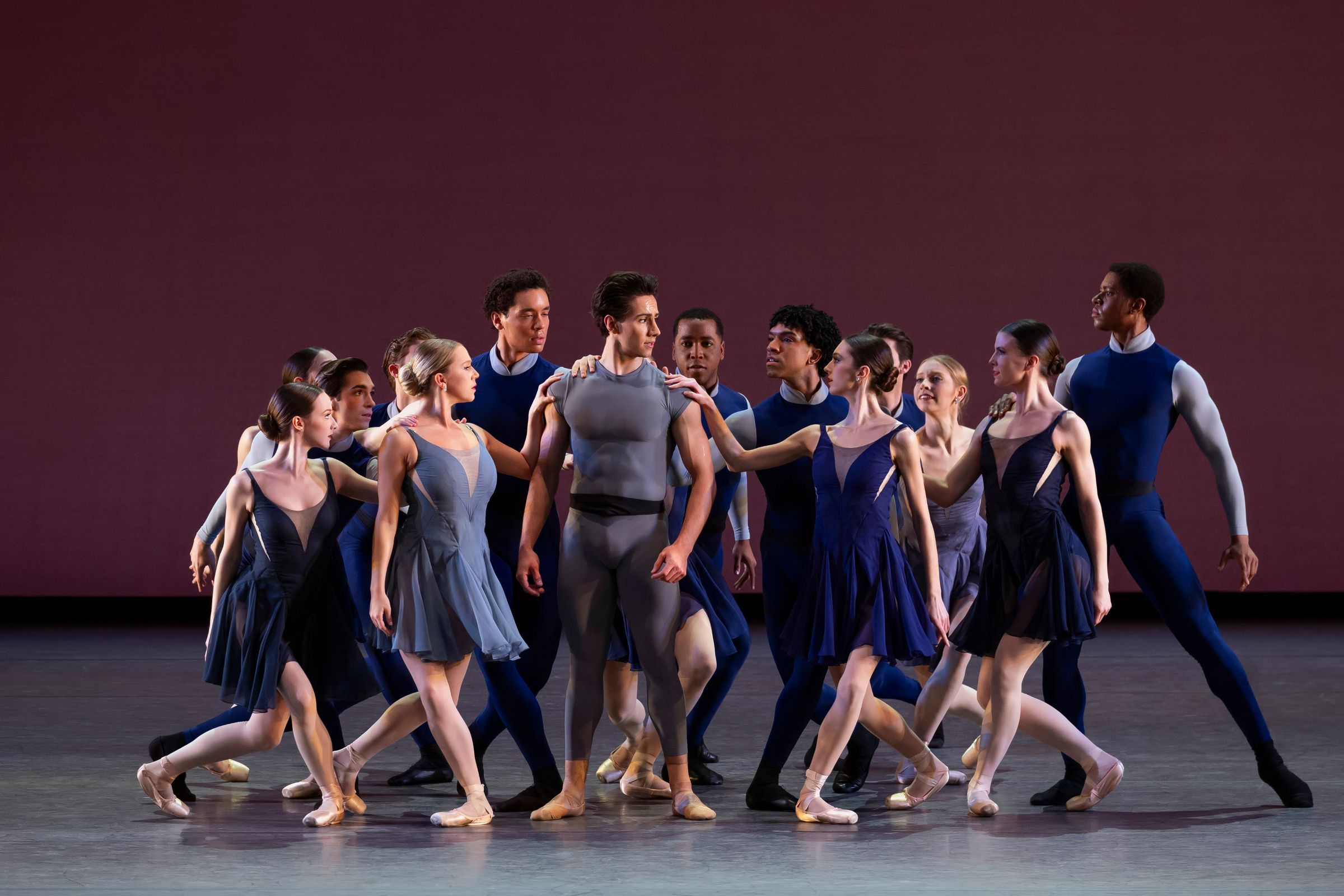 New York City Ballet in Tiler Peck's <i>Concerto for Two Pianos</i> &copy; Erin Baiano