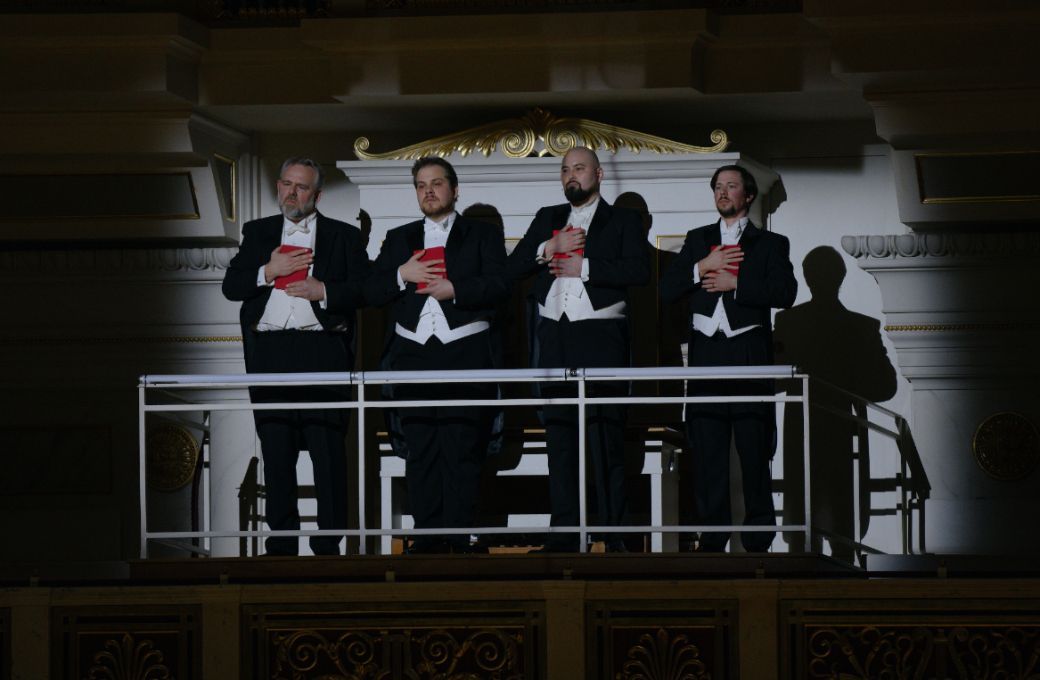 Oliver Zwarg, Michael Nagl, Simon Bode und Michael Porter © Simon Pauly