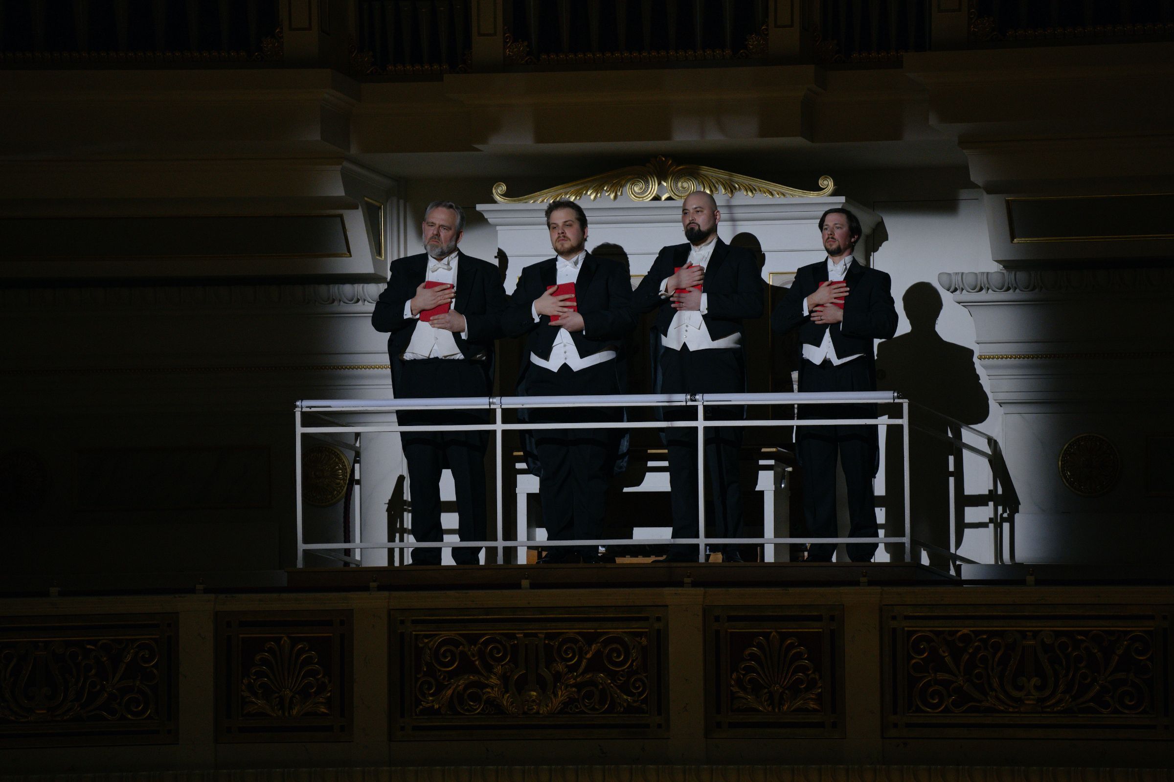 Oliver Zwarg, Michael Nagl, Simon Bode und Michael Porter © Simon Pauly
