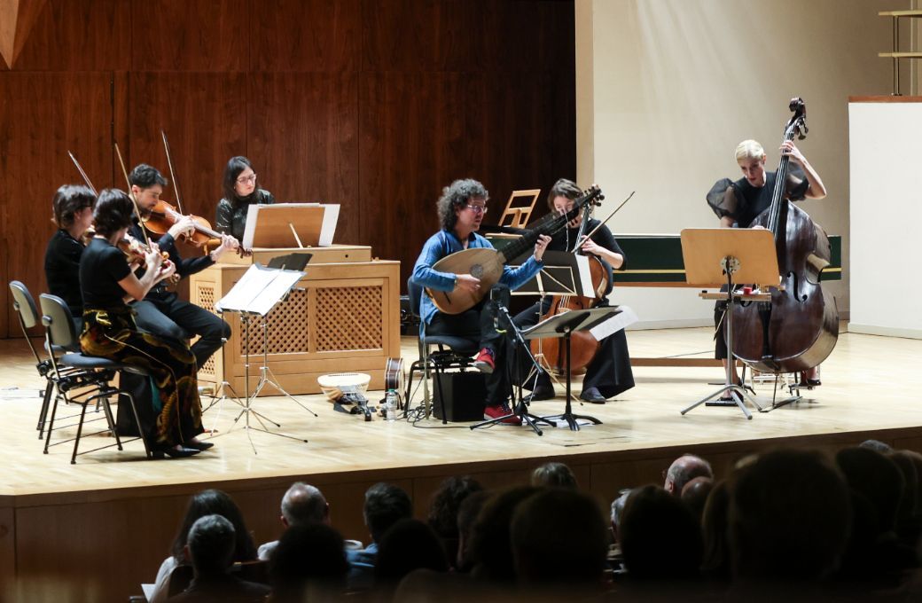 Enrike Solinís y el Euskal Barrokensemble en la Sala de Cámara del Auditorio Nacional &copy; Elvira Megías | CNDM (Centro Nacional de Difusión Musical)