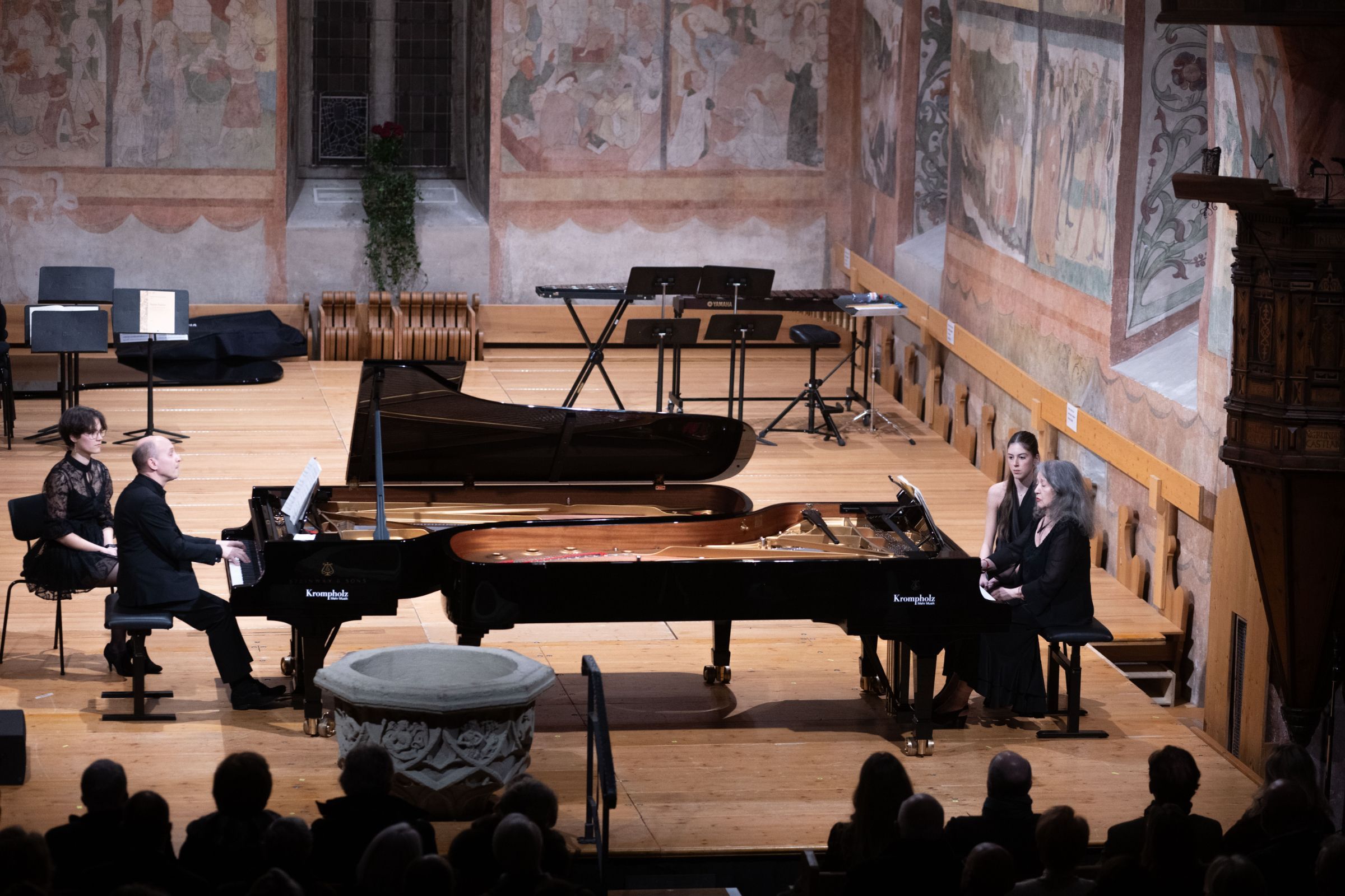 Nelson Goerner et Martha Argerich dans les <i>Danses symphoniques</i> &copy; Raphaël Faux