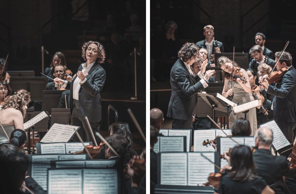 Nathalie Stutzmann dirige l'Orchestre du Capitole, avec Veronika Eberle et Adrien la Marca &copy; Romain Alcaraz