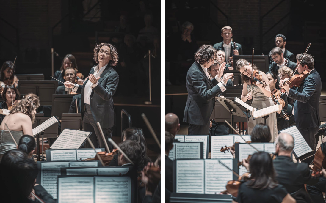 Nathalie Stutzmann dirige l'Orchestre du Capitole, avec Veronika Eberle et Adrien la Marca &copy; Romain Alcaraz