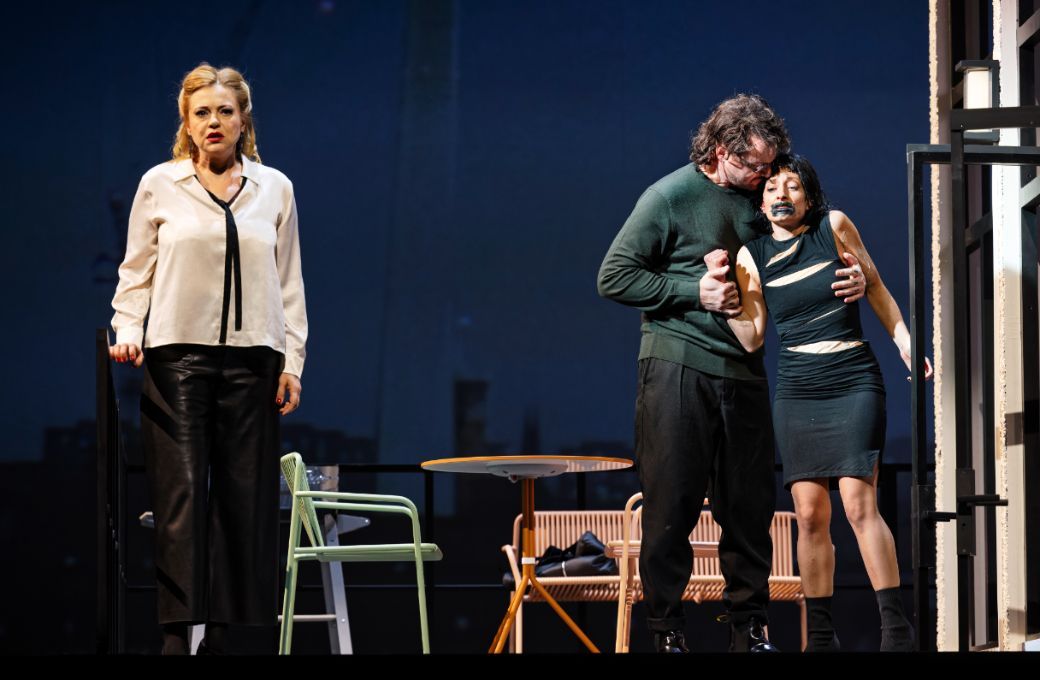 Anna Samuil (Fremde F&uuml;rstin), Pavel Černoch (Prinz) und Christiane Karg (Rusalka) &copy; Gianmarco Bresadola