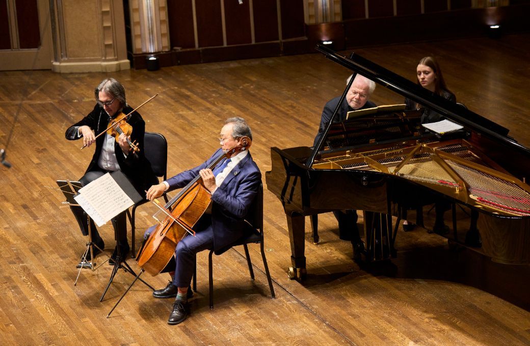 Leonidas Kavakos, Yo-Yo Ma and Emanuel Ax © Roger Mastroianni
