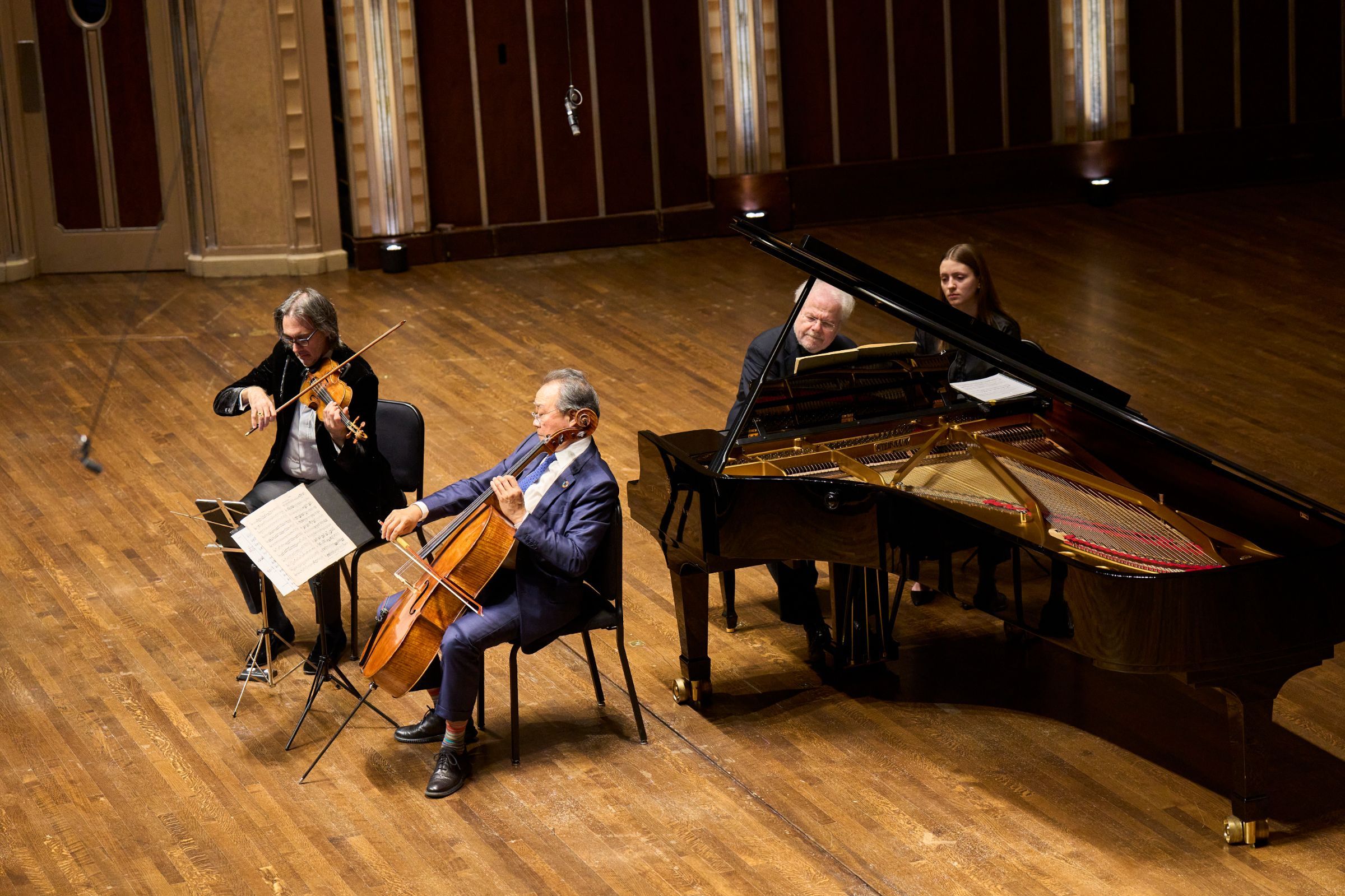 Leonidas Kavakos, Yo-Yo Ma and Emanuel Ax &copy; Roger Mastroianni