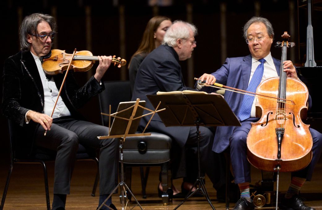 Leonidas Kavakos, Emanuel Ax and Yo-Yo Ma &copy; Roger Mastroianni