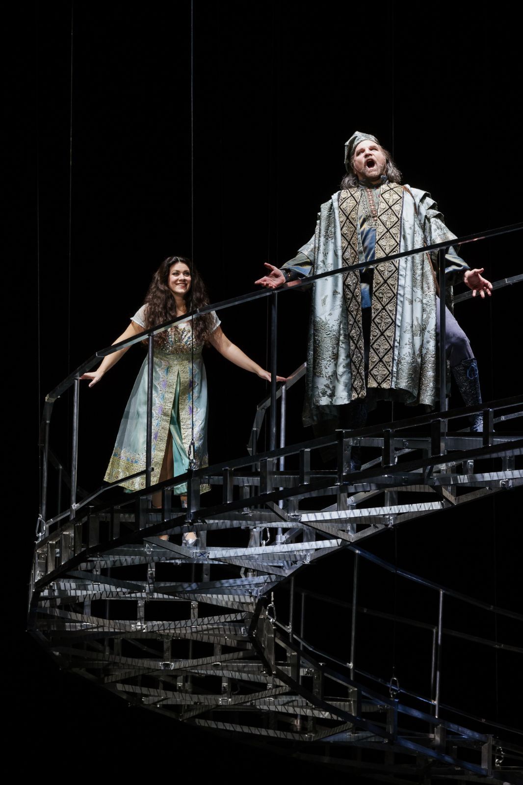 Andrea Brassói-Jőrös (Rusalka) and Zoltán Nyári (Prince) &copy; Attila Nagy | Hungarian State Opera