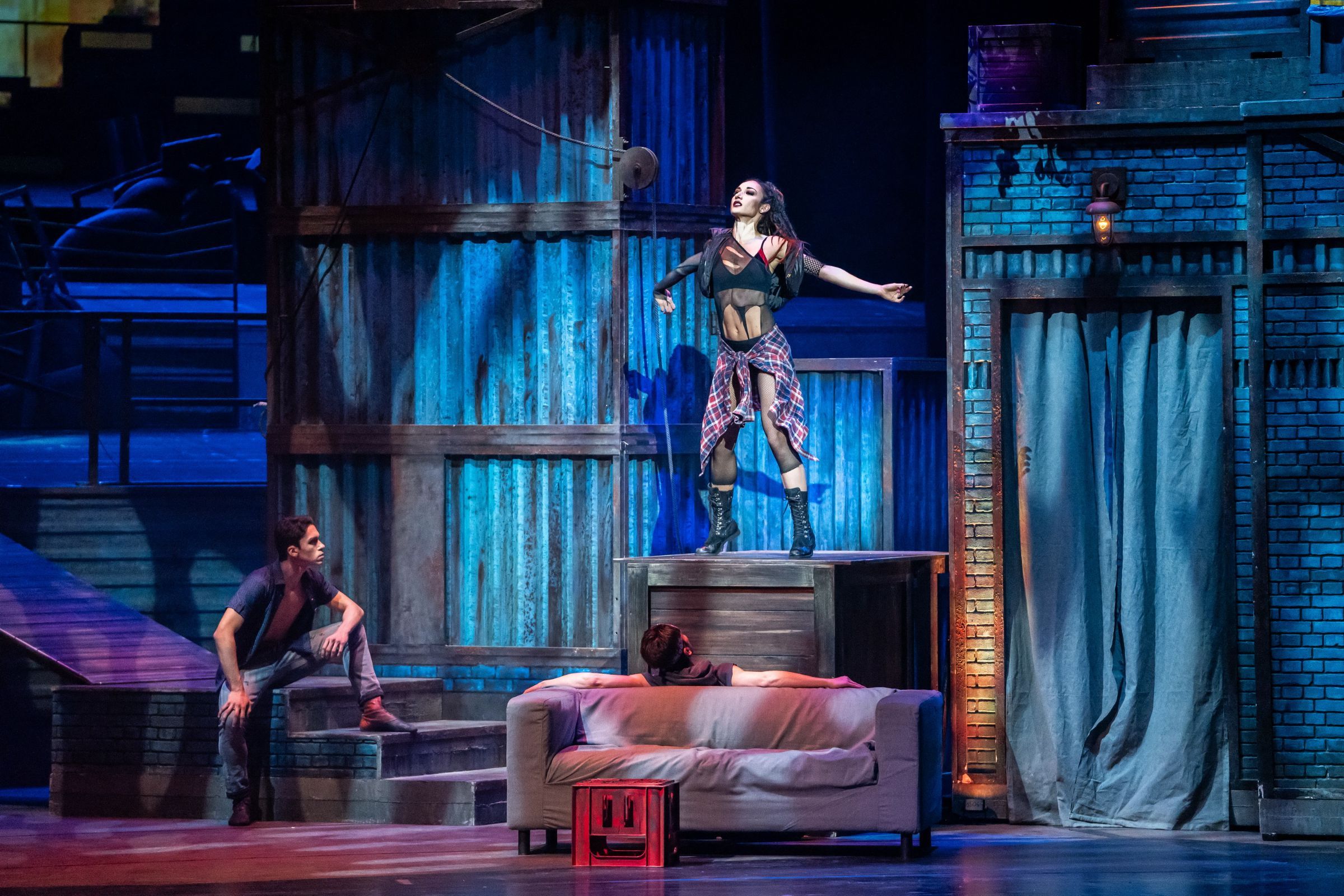 Lea Földi as the Girl in Marianna Venekei's <i>The Miraculous Mandarin</i> &copy; Valter Berecz
