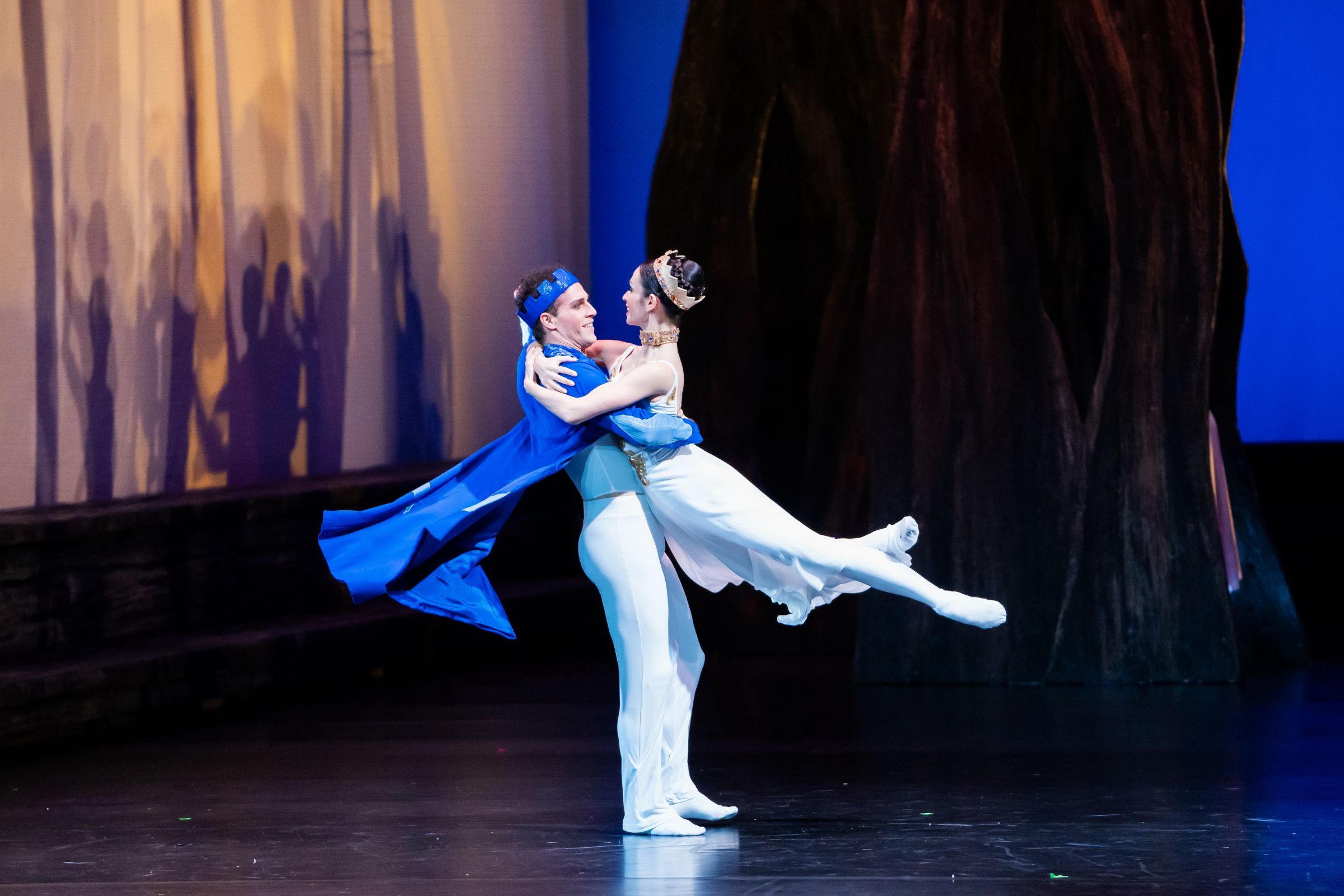 Lili Felméry as the Princess, András Rónai as the Wooden Prince in Velekei's <i>The Wooden Prince</i> &copy; Valter Berecz