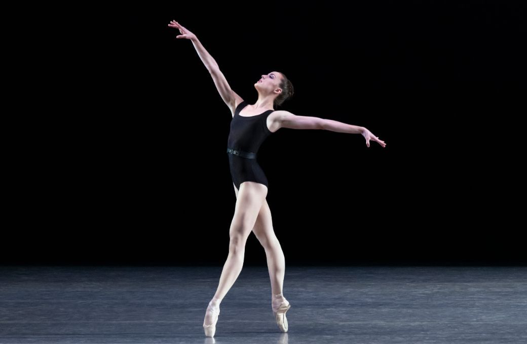 Emily Kikta in George Balanchine’s <i>The Four Temperaments</i> © Erin Baiano