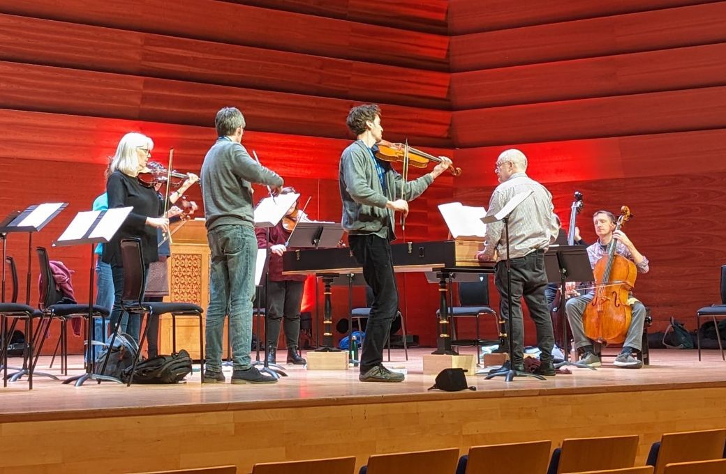 The Dunedin Consort in rehearsal &copy; Dunedin Consort