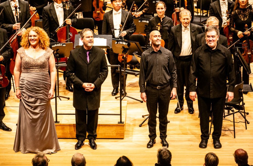 Michelle DeYoung, Gerald Finley, Dávid Csizmár and Alan Gilbert © Andy Spyra