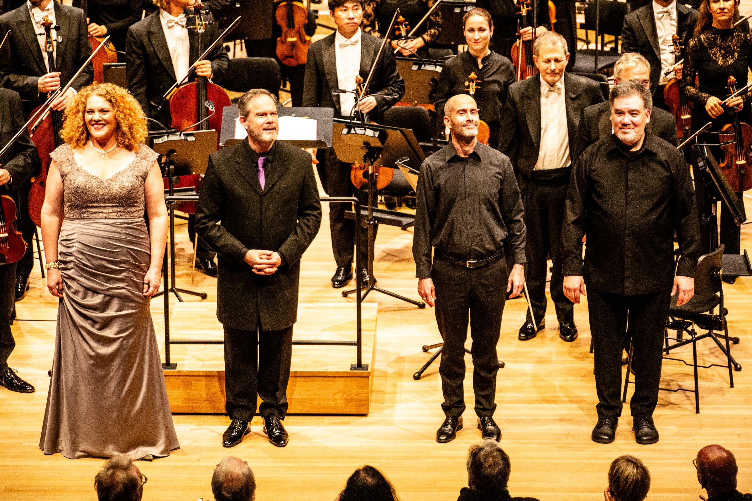 Michelle DeYoung, Gerald Finley, Dávid Csizmár and Alan Gilbert &copy; Andy Spyra