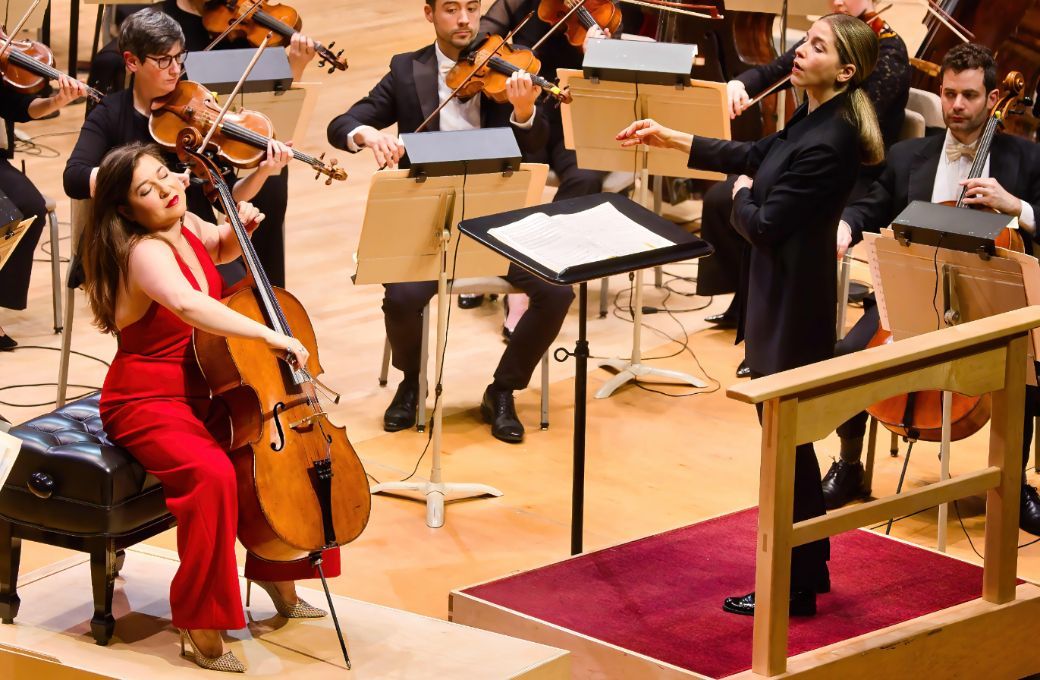 Alisa Weilerstein, Karina Canellakis and the Boston Symphony &copy; Hilary Scott