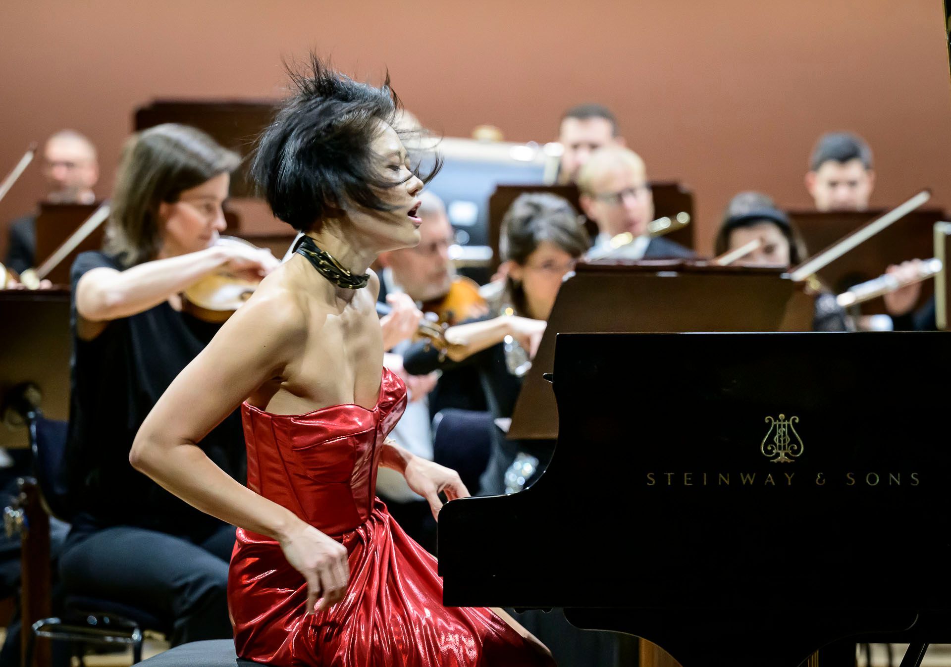 Yuja Wang and the Czech Philharmonic © Petra Hajská