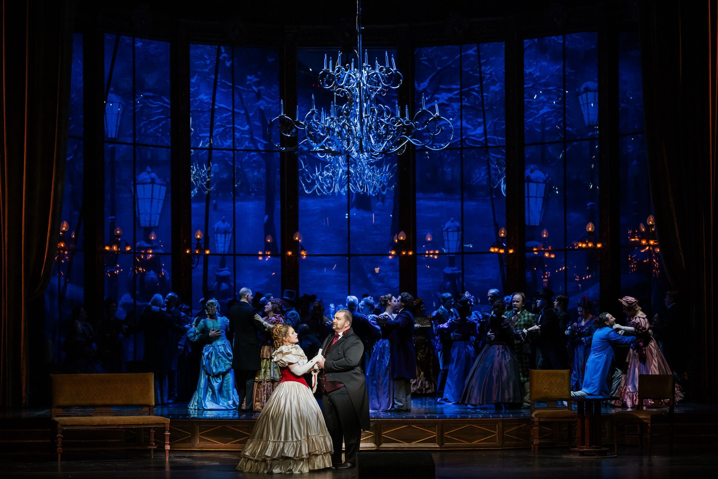 Polina Pasztircsák (Arabella) and Csaba Szegedi (Mandryka) &copy; Attila Nagy | Hungarian State Opera