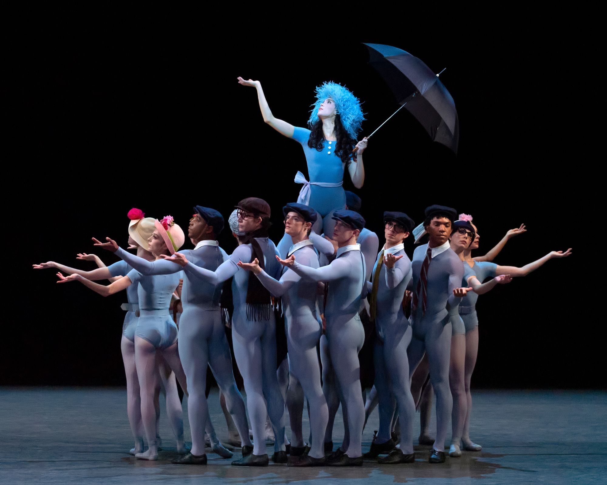 Mira Nadon and NYCB in Jerome Robbins' <i>The Concert</i> &copy; Erin Baiano