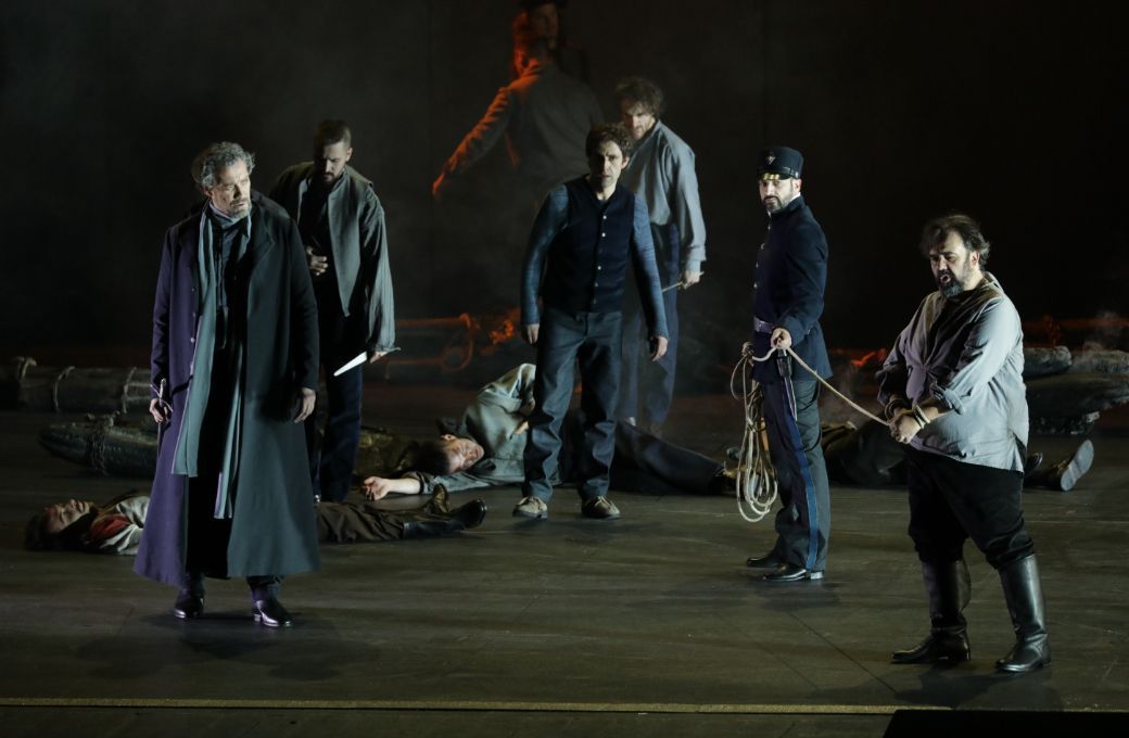 Ain Anger (Jacopo Fiesco) and Roberto de Candia (Paolo) &copy; Teatro alla Scala | Brescia e Amisano
