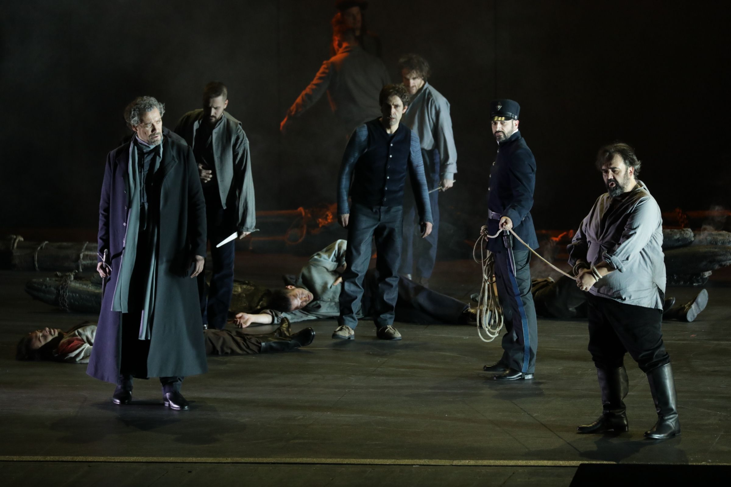 Ain Anger (Jacopo Fiesco) and Roberto de Candia (Paolo) &copy; Teatro alla Scala | Brescia e Amisano