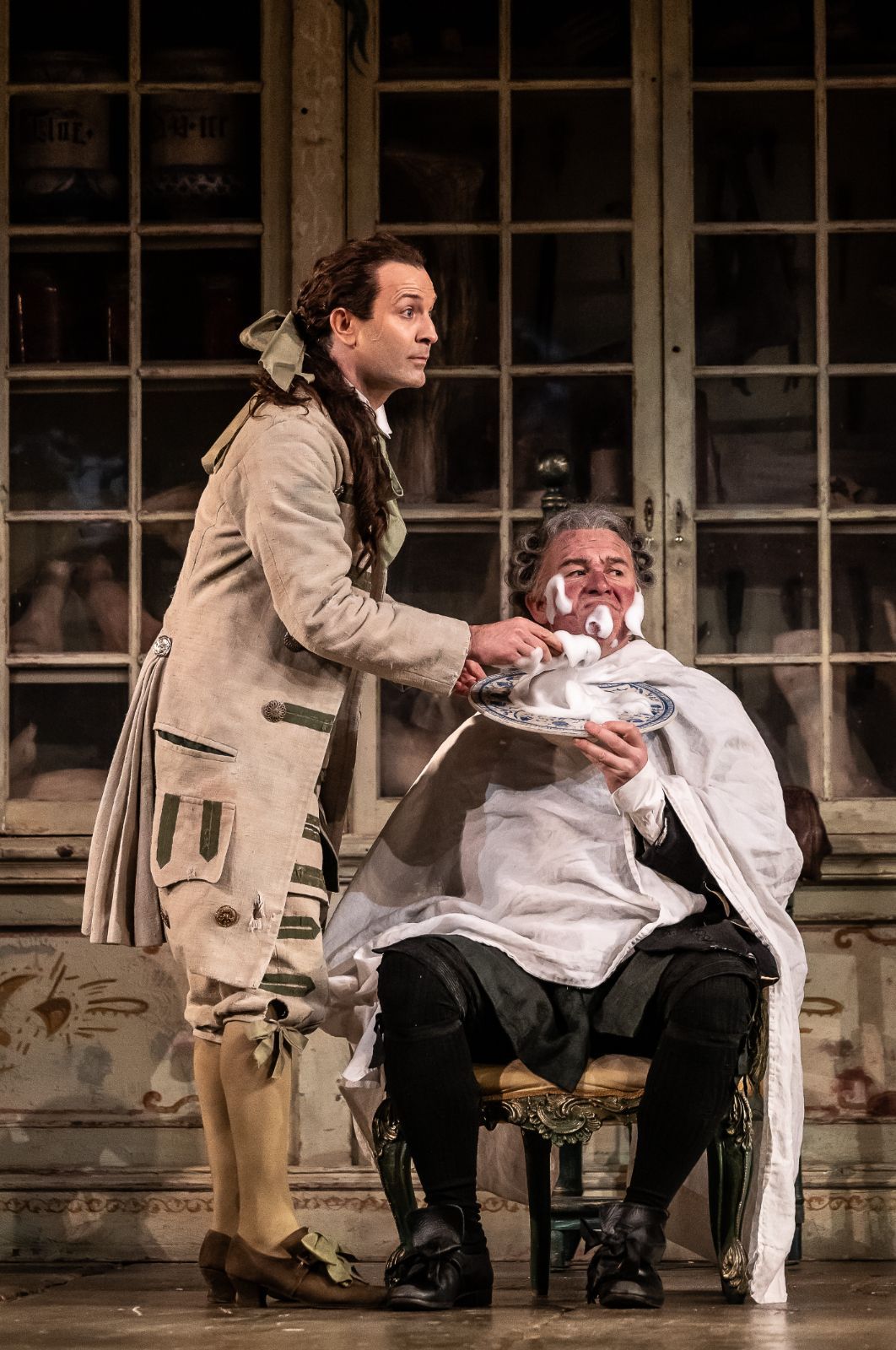 Charles Rice (Figaro) and Simon Bailey (Bartolo) &copy; Clive Barda