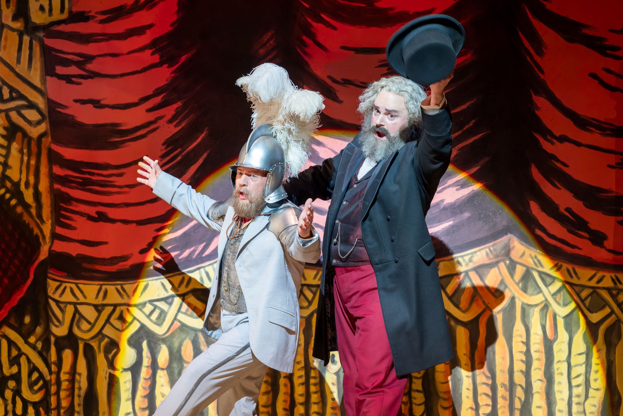 Alasdair Elliott (Friedrich Engels) and Roland Wood (Karl Marx) &copy; James Glossop