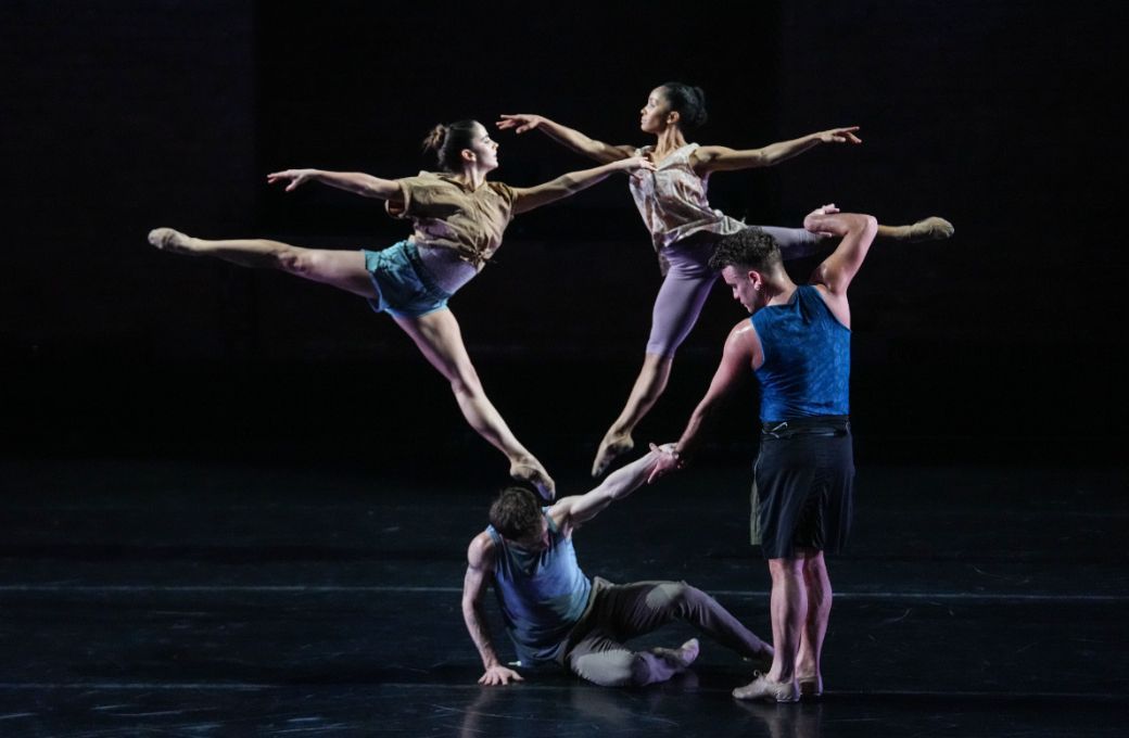 Daisy Jacobson, Miriam Gittens, Jake Tribus and Reed Tankersley in <i>The Ballet Master</i> &copy; Steven Pisano